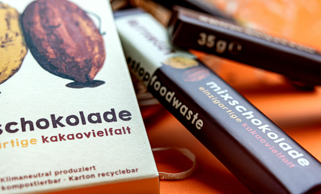 Nachhaltig Lebensmittel retten - Rettergut Milchschokolade – Zugabe von vitasco GmbH - zugaben.shop